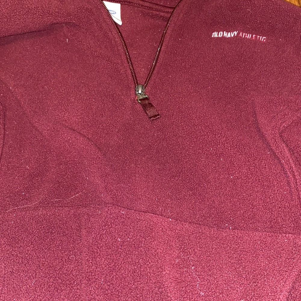 old navy fleece w hood